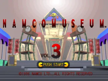 Namco Museum Vol. 3 (US) screen shot title